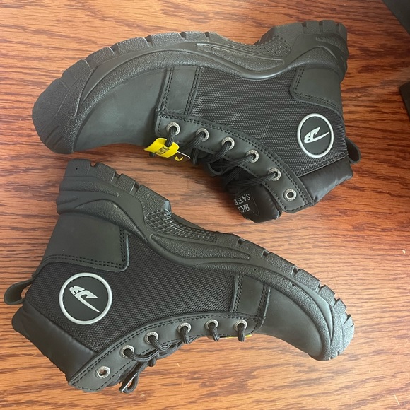 Men’s Work boots for men’s safety boots with steel toe lightweight leather boots - Picture 2 of 9